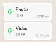 WhatsApp View Once Media Message